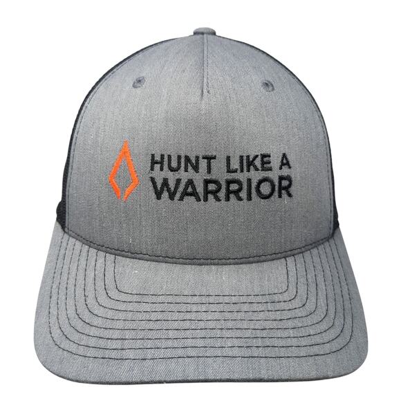 Hunt Like A Warrior Trucker Hat Gray OS Adjustable Meshback Sig Sauer Richardson - Picture 1 of 10